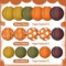 16-Piece Thanksgiving Paper Lanterns – Fall Party Decorations